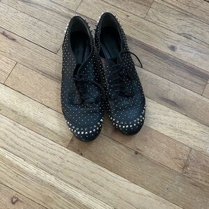 RACHEL Rachel Roy Black Studded Loafers